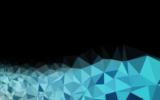 vector azul claro brillante fondo triangular.