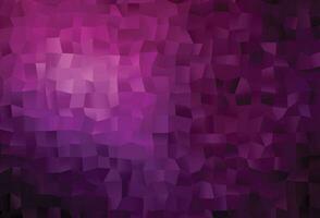 Dark Purple vector polygonal pattern.