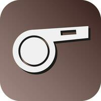 Whistle Vector Glyph Gradient Background Icon For Personal And Commercial Use.