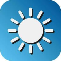 Sun Vector Glyph Gradient Background Icon For Personal And Commercial Use.