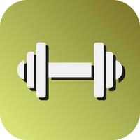 Dumbbell Vector Glyph Gradient Background Icon For Personal And Commercial Use.
