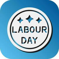 Labour Day Vector Glyph Gradient Background Icon For Personal And Commercial Use.