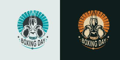 Boxing t-shirt vector, world boxing day apparel print background, boxer t- vector