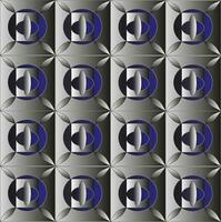Seamless texture in the form of abstract geometric shapes in blue and gray vector