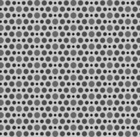 Vector seamless monochrome Scandinavian pattern in the form of circles on a gray background