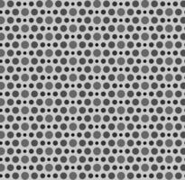 Vector seamless monochrome Scandinavian pattern in the form of circles on a gray background