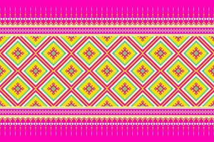 Geometric seamless ethnic pattern. Geometric ethnic pattern can be used in fabric design for clothes, decorative paper, wrapping, textile, embroidery, illustration, vector, carpet vector