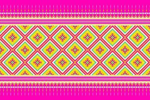 Geometric seamless ethnic pattern. Geometric ethnic pattern can be used in fabric design for clothes, decorative paper, wrapping, textile, embroidery, illustration, vector, carpet vector