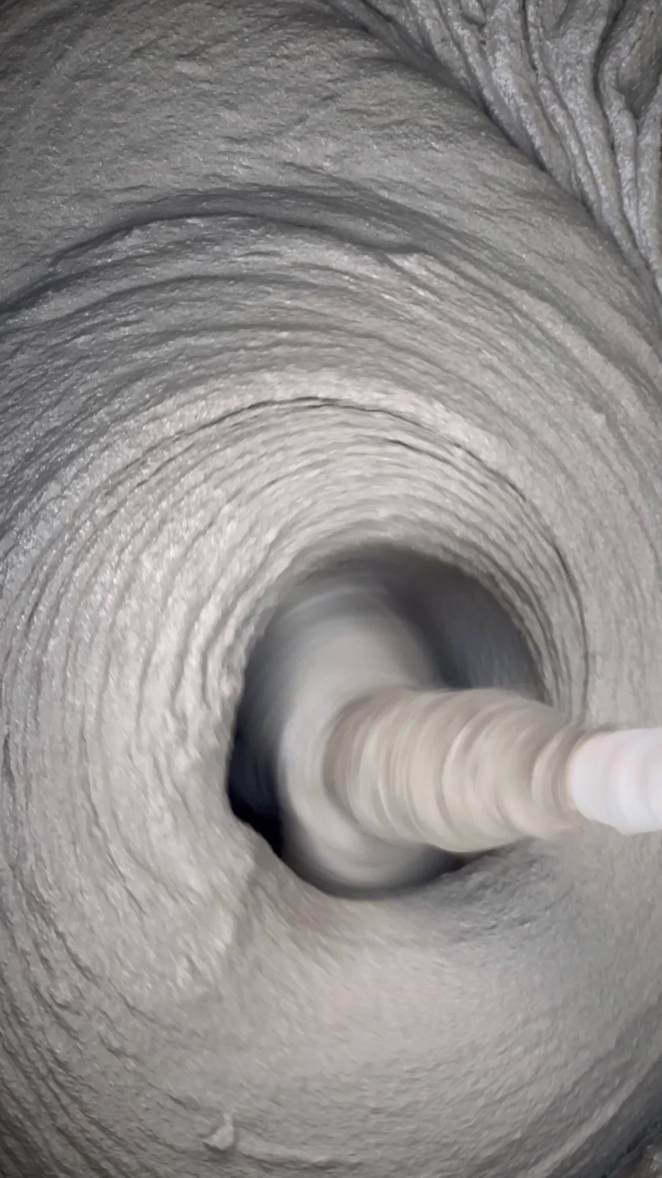 Mixing of concrete mortar. Preparation of construction mixture with a