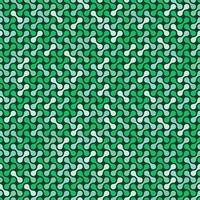 Beautiful seamless old green metaballs pattern vector