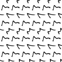 Seamless pattern with sketch squiggle vector