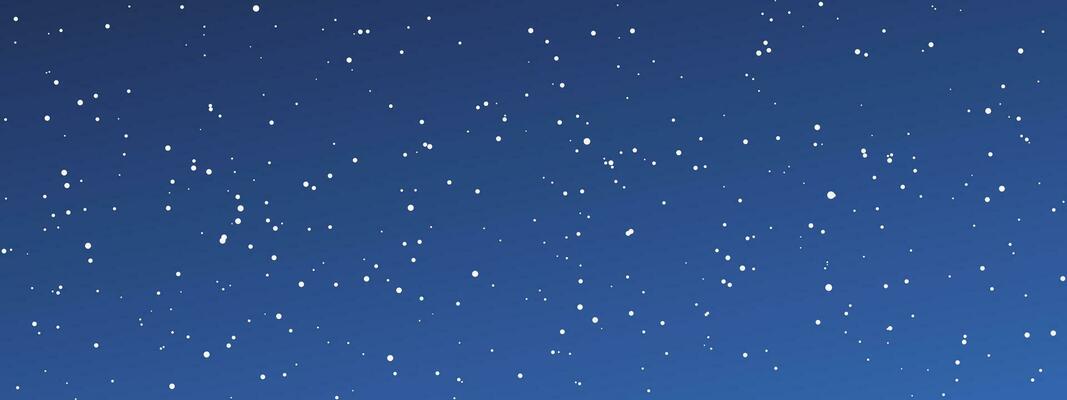 Night sky with many stars