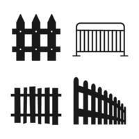 fence icon vector