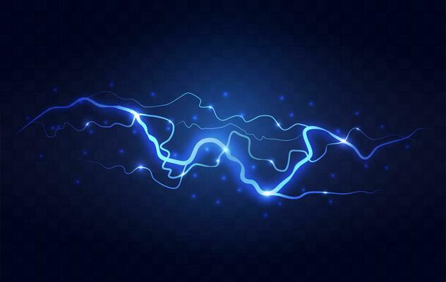 Blue Lightning Vector Art, Icons, and Graphics for Free Download