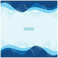 Abstract beach wave background design with blue vector combination, concept design for book cover, wallpaper, swimming pool, marine, lake