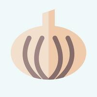 Icon Onion. related to Herbs and Spices symbol. flat style. simple design editable. simple illustration vector