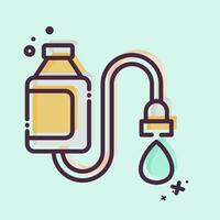 Icon Water Filter. related to Backpacker symbol. MBE style. simple design editable. simple illustration vector