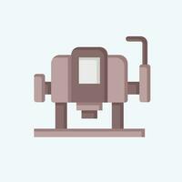 Icon Wood Router. related to Construction symbol. flat style. simple design editable. simple illustration vector