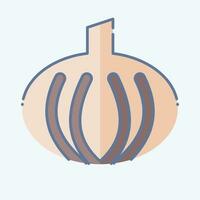 Icon Onion. related to Herbs and Spices symbol. doodle style. simple design editable. simple illustration vector