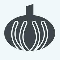 Icon Onion. related to Herbs and Spices symbol. glyph style. simple design editable. simple illustration vector