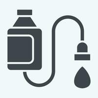 Icon Water Filter. related to Backpacker symbol. glyph style. simple design editable. simple illustration vector