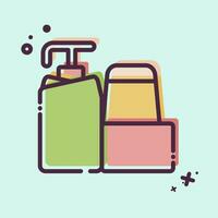 Icon Hygiene Items. related to Backpacker symbol. MBE style. simple design editable. simple illustration vector