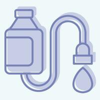 Icon Water Filter. related to Backpacker symbol. two tone style. simple design editable. simple illustration vector