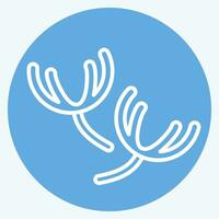 Icon Thyme. related to Herbs and Spices symbol. blue eyes style. simple design editable. simple illustration vector