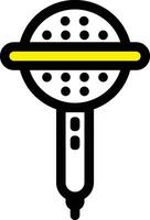 microphone ico illustration design, art and creativity vector