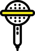 microphone ico illustration design, art and creativity vector