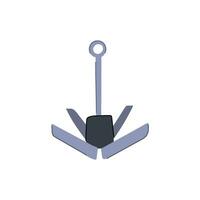 marine boat anchor cartoon vector illustration