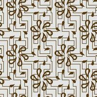 All over design Pattern of Small Motifs. Print for fabric Minimal oriental vector graphic