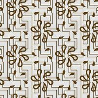 All over design Pattern of Small Motifs. Print for fabric Minimal oriental vector graphic