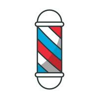 Barbero lámpara polo icono vector diseño plantillas sencillo y moderno