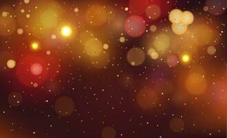 Glowing bokeh background vector