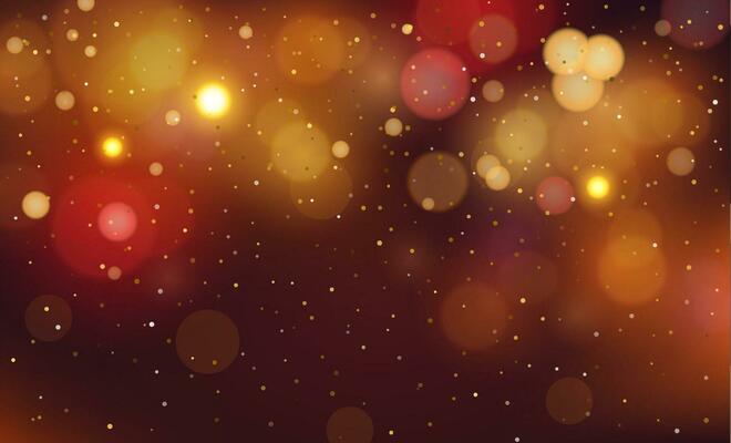 Glowing bokeh background