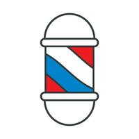 Barber Lamp Pole icon vector design templates simple and modern