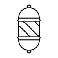 Barbero lámpara polo icono vector diseño plantillas sencillo y moderno