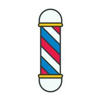 Barber Lamp Pole icon vector design templates simple and modern