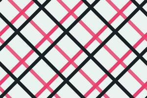 Geometric seamless pattern. Abstract geometric graphic design with black, pink and white color vector