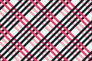 Vector geometric seamless pattern. Abstract graphic background with squares, lines, grid. Simple geo texture. pink, black and white color. Ethnic style ornament. Repeat vintage design for decor, print