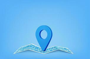 3d render location symbol pin icon sign or navigation locator map travel gps direction pointer and marker place position point, GPS, navigator pin checking poins. Vector illustration