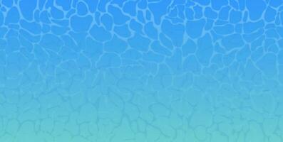 Summer blue swiming pool pattern. Sea, ocean surface. Overhead top view. Vector illustration in flat style
