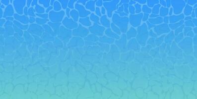 Summer blue swiming pool pattern. Sea, ocean surface. Overhead top view. Vector illustration in flat style