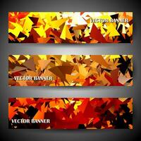 Banner or Cover Design, Beautiful abstract color vector header designs