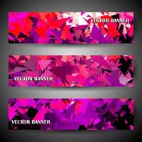 Banner or Cover Design, Beautiful abstract color vector header designs