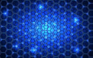 Blue abstract technology digital hi tech concept background vector