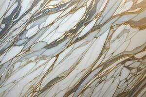 AI generated Natural Stone with Marble Texture, Intricate Veins, Subtle Color Variations photo