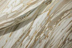 AI generated Natural Stone with Marble Texture, Intricate Veins, Subtle Color Variations photo