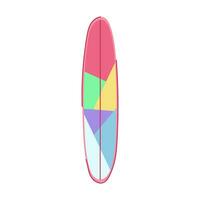 surf surfboard cartoon vector illustration